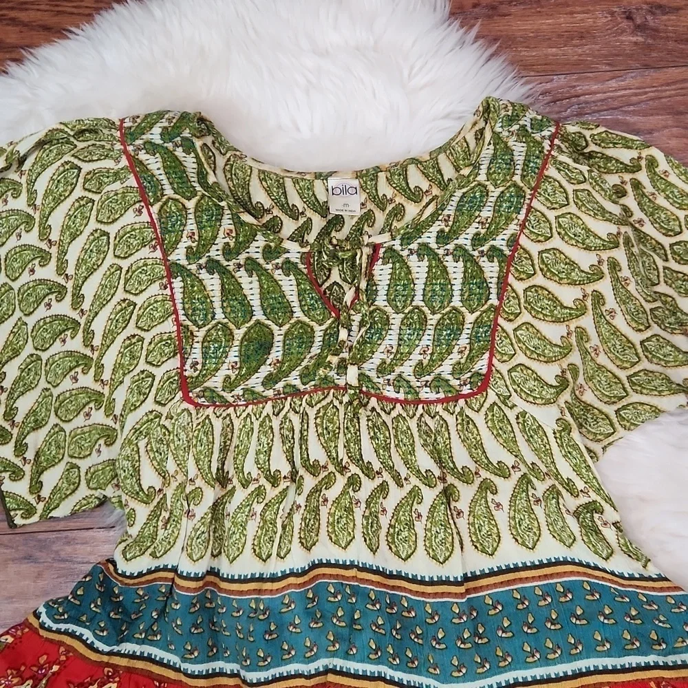 BILA Boho Chic Lightweight Blouse - Picture 4 of 7